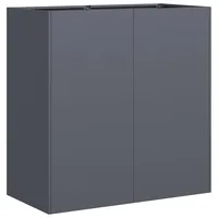 vidaXL Pflanzkübel 80 x 40 x 80 cm Anthrazit