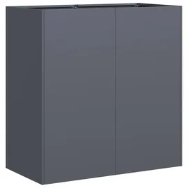 vidaXL Pflanzkübel 80 x 40 x 80 cm Anthrazit
