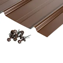 Bravo SMART Cover Set H12 Plus 12 x Trapez-Abdeckblech 125 x 45 cm 6,75 m2 Stärke 0,3 mm