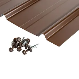 Bravo SMART Cover Set H12 Plus 12 x Trapez-Abdeckblech 125 x 45 cm 6,75 m2 Stärke 0,3 mm