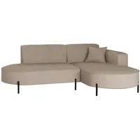 Kaiser möbel Ecksofa, Sofa L-Form Designer Modena Rein stoff