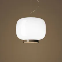 Foscarini Chouchin 3-flg. LED 25 cm grau Glas