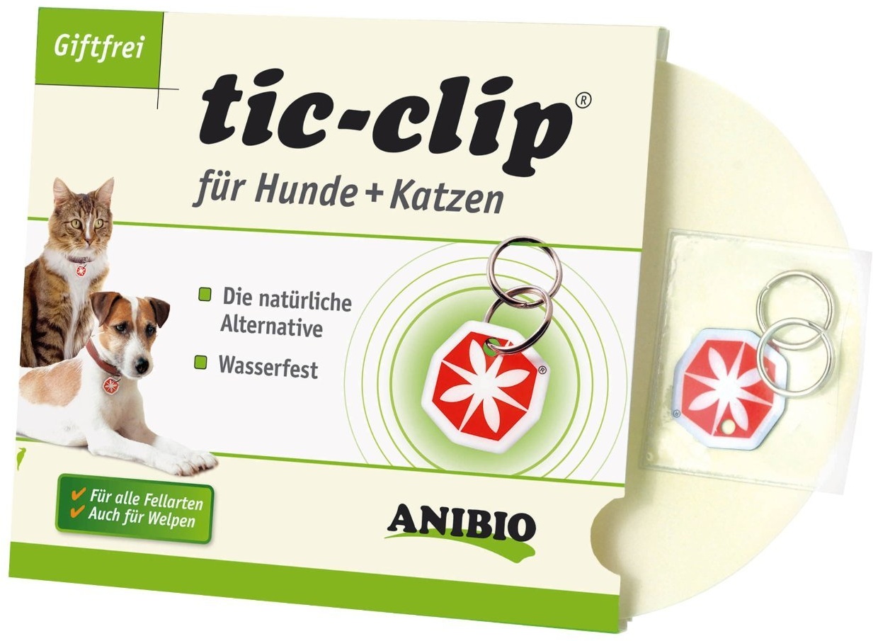 Anibio Tic Clip für Hunde und Katzen