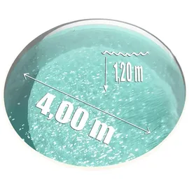 POOL Total Ersatzfolie Ø 4,00 m khaki 1,20 m