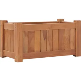 vidaXL Hochbeet Massivholz Teak 50 x 25 x 25 cm