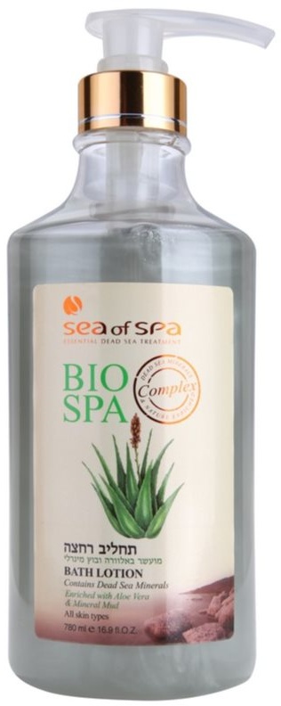 Sea of Spa Bio Spa Aloe Vera & Mineral Mud Dusch- und Badecreme mit Mineralien aus dem Toten Meer Aloe Vera 780 ml