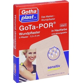 Gothaplast GoTa-POR Wundpflaster steril hautfarben