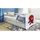 WFL GROUP Jugendbett Emily 70 x 140 cm Kiefer massiv weiß