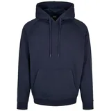 URBAN CLASSICS Blank Kapuzenpullover Mid Night Navy M