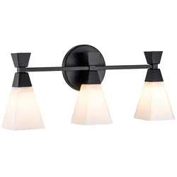 Bowtie 3lt Wandleuchte - Mattschwarz