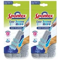 Spontex Easy Max+ Mikrofaser-Ersatzbezüge Pack 2 St