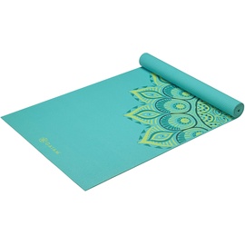 Gaiam Premium Yoga-Matten mit Aufdruck, Capri, 68-Inch x 24-Inch x 6mm