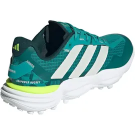 adidas Adipower 3 Hockey-Schuhe, pure Teal/Zero met./Aurora ivy, 49.5 EU