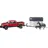 Bruder 02501 - RAM 2500 Power Wagon mit Pferdeanhänger rot/weiß 1:16