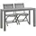Dehner Chicago Balkontisch 42 x 133,5 x 75 cm Grau 