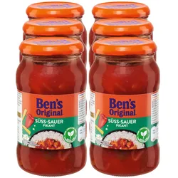 Ben`s Original Süß-Sauer Sauce Pikant  400 g, 6er Pack