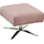 Schöner Wohnen Hocker Lineo 60 x 46 x 60 cm Rosa