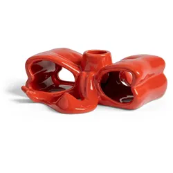 &klevering - Ribbon Kerzenhalter, rot
