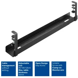 Act AC8376 Kabelrinne Gerade Kabelrinne Schwarz (AC8376)