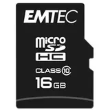 Emtec microSDHC Classic 16 GB Class 10 + SD-Adapter