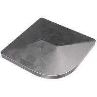 MR-Shop Pfostenkappe Alu in Feuerverzinkt, mit Überstand, für 60 x 60 Eck-Pfosten, mit Überstand