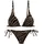Bruno Banani Triangel-Bikini Damen Schwarz/Gold 40 Cup C/D