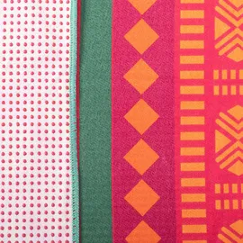 Bodhi Grip2 Yoga Towel Art Collection, Safari Sari, rot-gelb rot sans taille