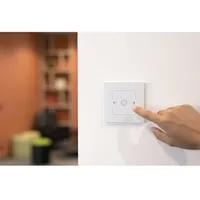 Unitec WIFI Touch Dimmer weiß Glasoptik, Tuya-App, Unterputz