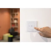 Unitec WIFI Touch Dimmer weiß Glasoptik, Tuya-App, Unterputz