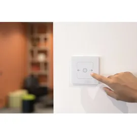 Unitec WIFI Touch Dimmer weiß Glasoptik, Tuya-App, Unterputz
