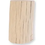 JAN KURTZ Block Hocker Holz 29 x 46 cm Beige