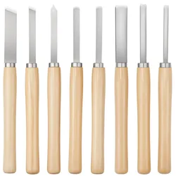 VEVOR 8-teilig Drechselmesser Set Drechseleisen Satz Drechselwerkzeuge Drechseln