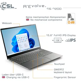CSL R'Evolve C15 v3 15,6'' Intel N200 8 GB RAM 1 TB SSD Win11 Pro