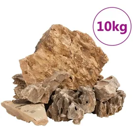 vidaXL Drachensteine 10 kg Braun 5-30 cm