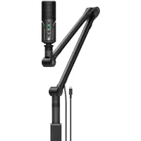 Sennheiser Profile Streaming Set mit USB-C Mikrofon, Boom Arm mit integrierter Kabelführung, 3m-USB-C-Kabel und Mikrofon-Aufbewahrungsbeutel | Schwarz (700100)