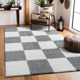 Sanat Milano 1250", grau Hellgrau B:80cm H:30mm L:150cm, Kunstfaser, Teppiche, Hochflor, Wohnzimmer, Schlafzimmer, fussbodenheizungsgeeignet