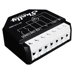 SHELLY Schaltaktor Wave Shutter, Dual Roller Shutter, UP, Z-Wave