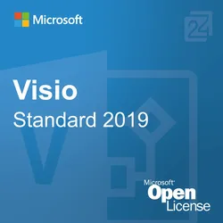 Microsoft Visio 2019 Standard, Open License