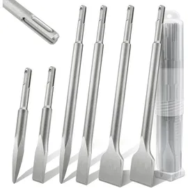 luxuskollektion Meißelset SDS Plus 6tlg Flachmeißel Breitmeißel Spitzmeißel Variable