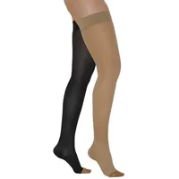 YESET Strumpfhose Kompressionsstrümpfe Strümpfe Zehen offen halterlos Gummi 280DEN 22-27 280 DEN Kompression beige 1 - siehe Tabelle