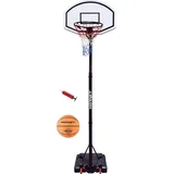 Hudora Hornet 260 mit Basketball und Ballpumpe
