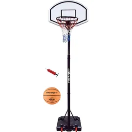 Hudora Hornet 260 mit Basketball und Ballpumpe