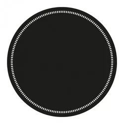Sovie HORECA Tassen-Deckchen Basics Schwarz aus Tissue 9-lagig, Ø  90 mm, 250 Stück - Einweg Untersetzer