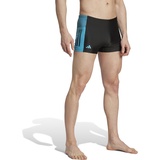 adidas Herren Block 3s Boxer badeanzüge, Schwarz/Fusart/Cialuc/Schwarz, M