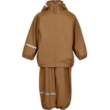 CelaVi Unisex Kids Basic Recycle PU Rainwear Set, Rubber, 130