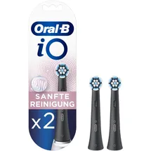 Oral-B iO Sanfte Reinigung Aufsteckbürste schwarz 2 St.