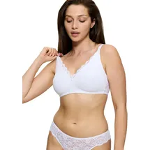 Triumph Amourette N01« Spitzendetails, ohne Bügel weiß