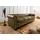 Massivmoebel24 Sofa 4-Sitzer Echtleder 274x82x75 grün CHESTERFIELD #304