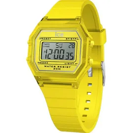 ICE-Watch - Ice Digit Retro Electric Yellow - Gelbe Damenuhr mit Silikonarmband - 022891 (Small)