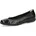 Leder-Ballerinas in Schwarz 40 EU